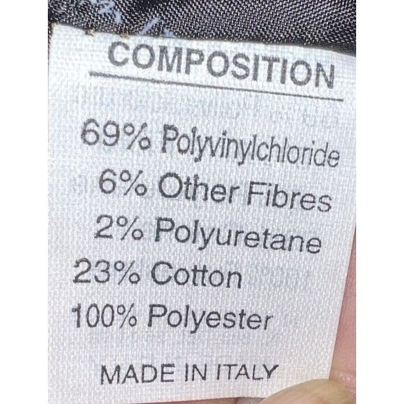 R.G.A. Mens Black Leather Jacket Size XL With Zip Closure & Polyester Lining - Picture 5 of 6